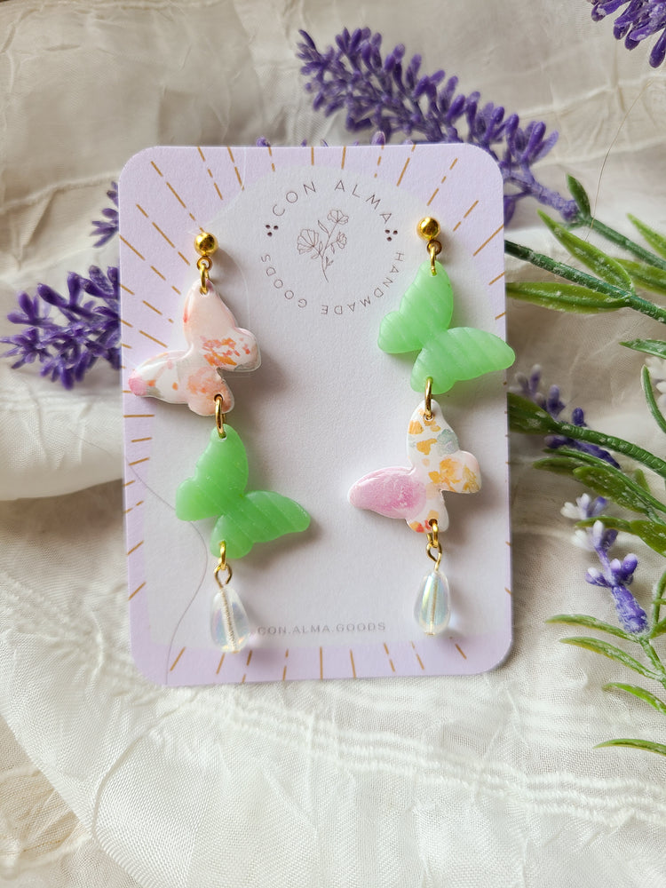 Double Butterfly Dangles