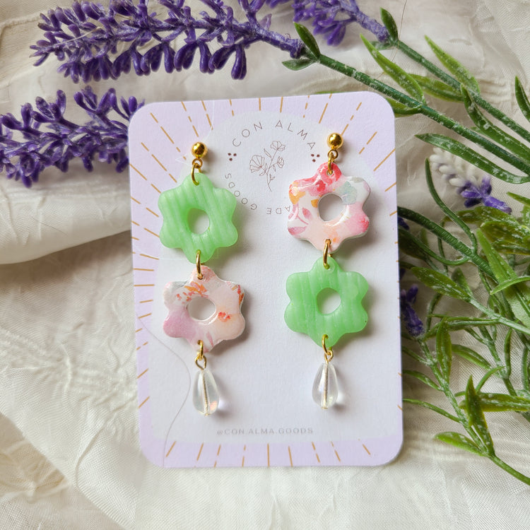 Double Flower Dangles