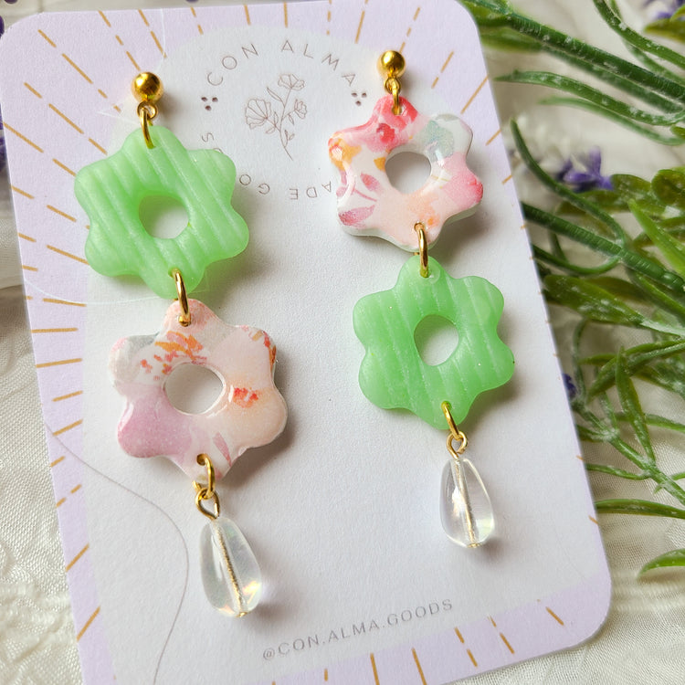 Double Flower Dangles
