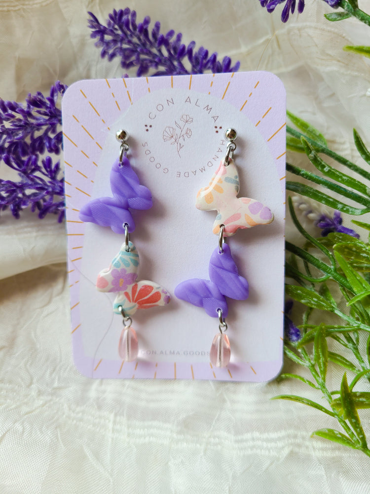 Double Butterfly Dangles