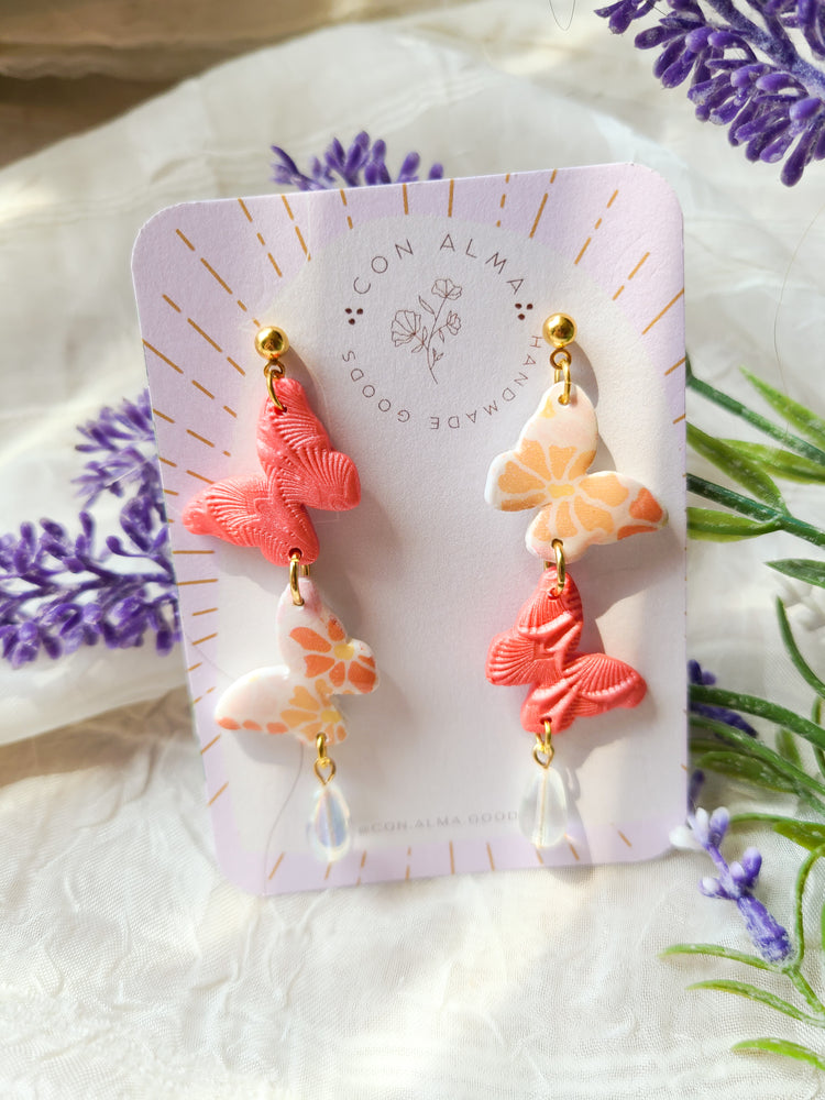 Double Butterfly Dangles