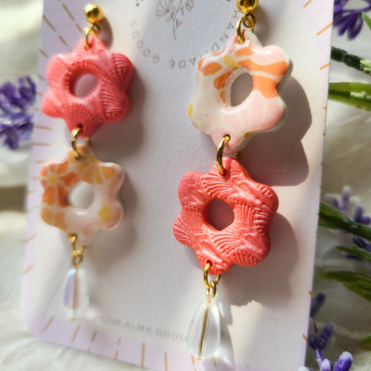 Double Flower Dangles