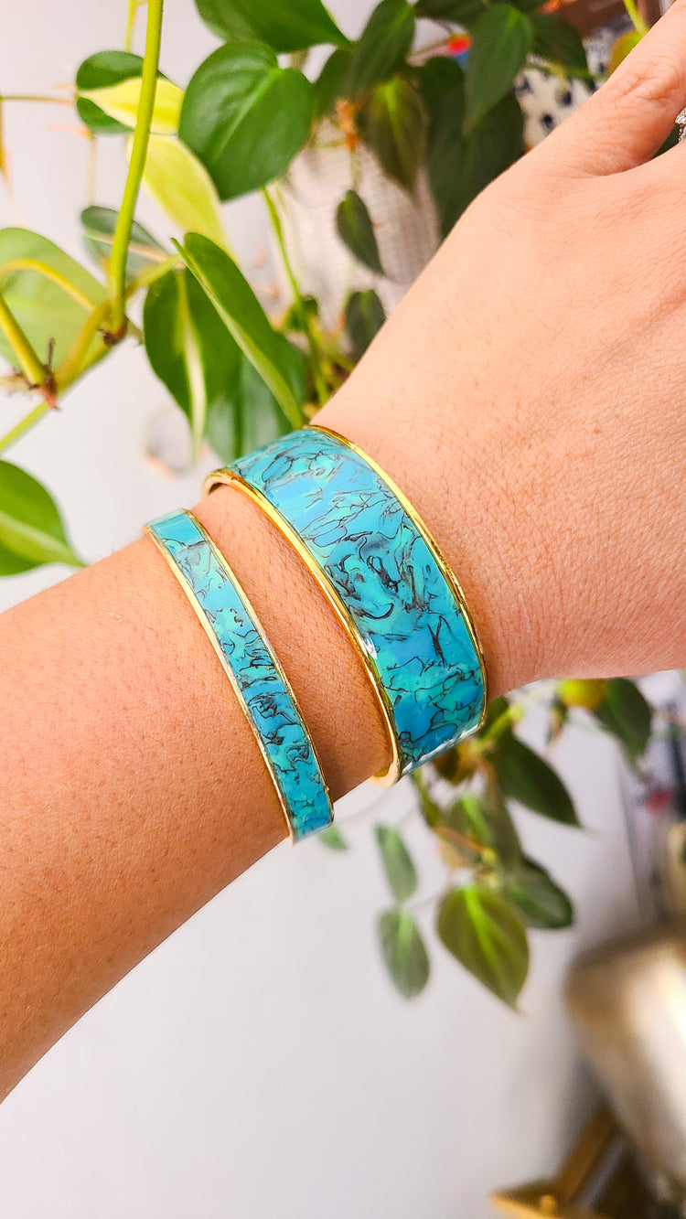 Turquoise Bangle Bracelets