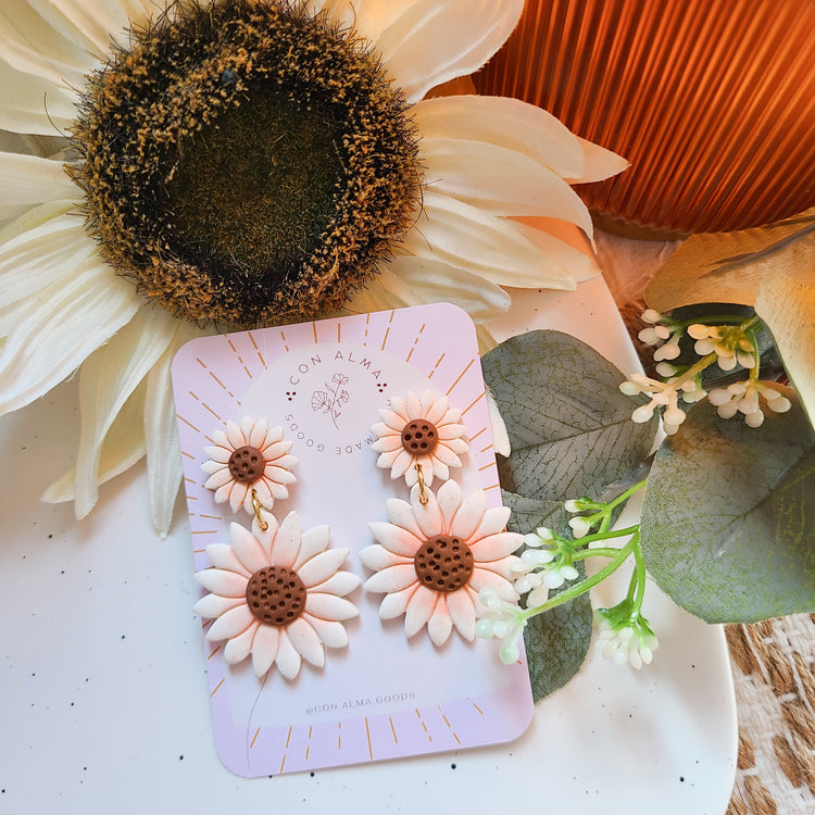 Double Sunflower Dangles