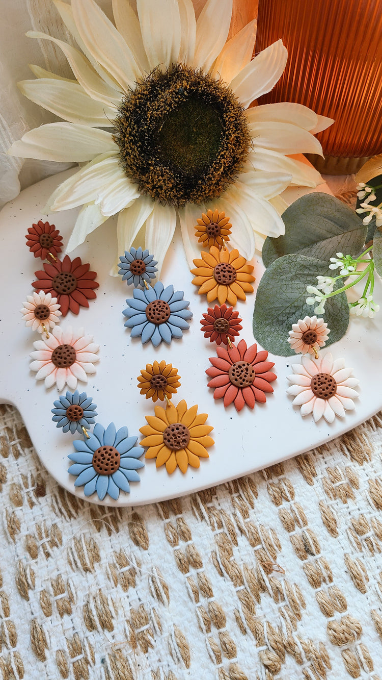 Double Sunflower Dangles
