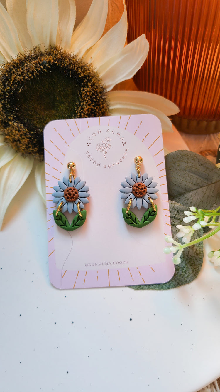 Dainty Sunflower Dangles