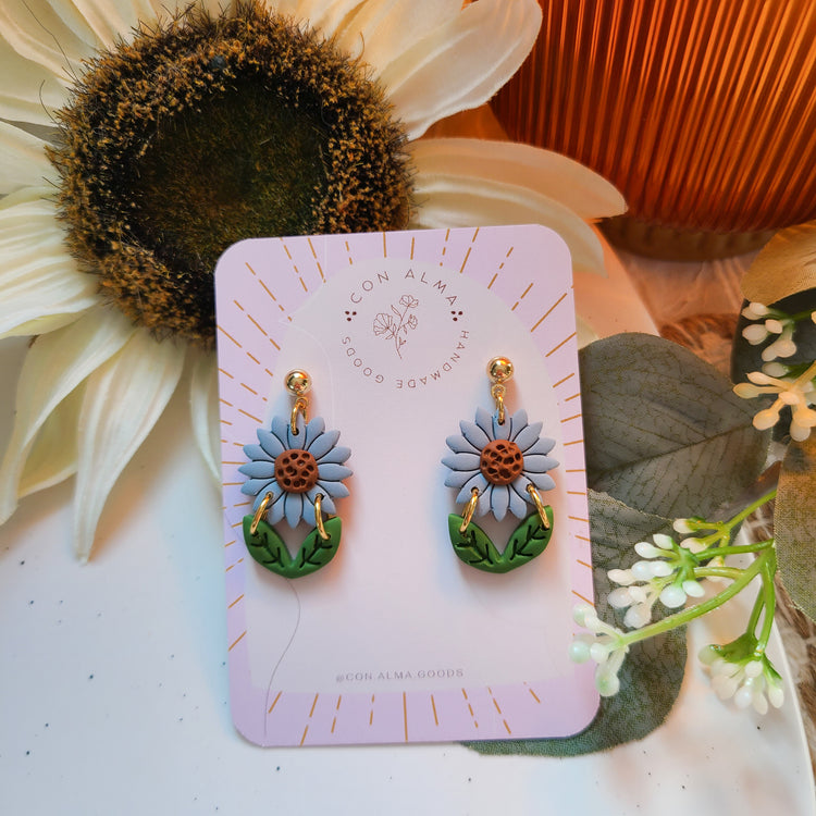 Dainty Sunflower Dangles