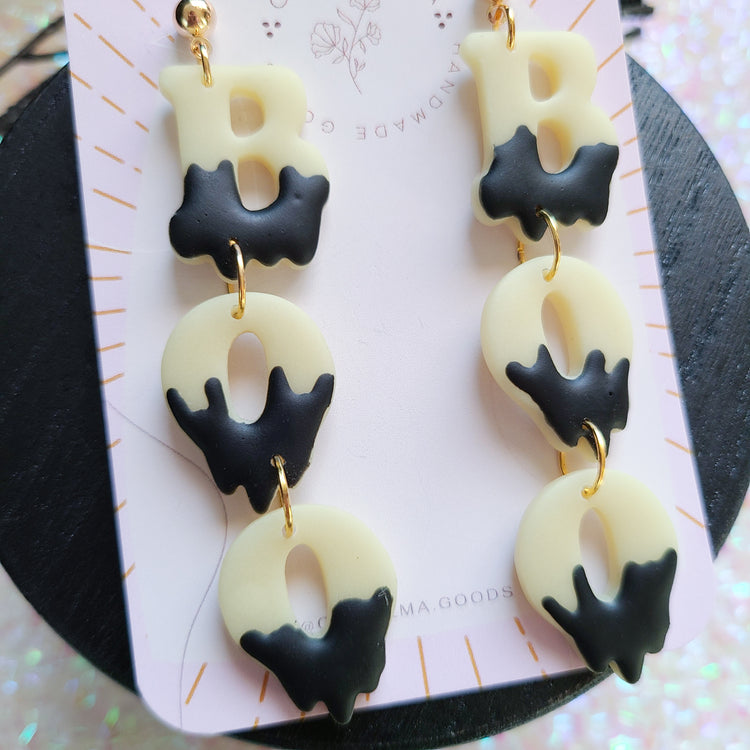 Glow in the Dark BOO dangles