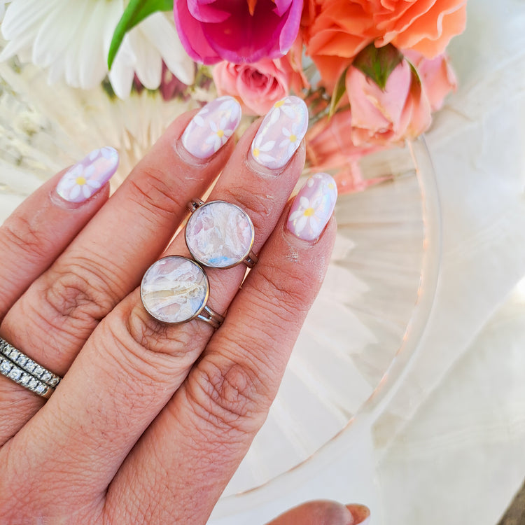 Bezel Ring in Garden Stone