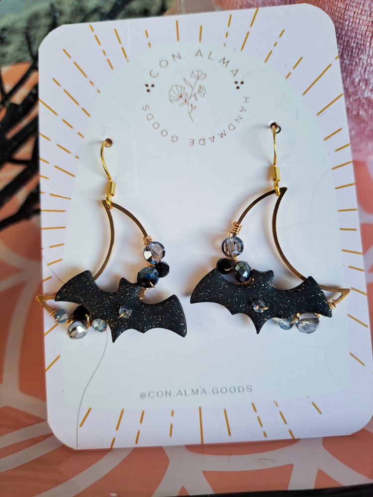 Bats Over the Moon Dangles