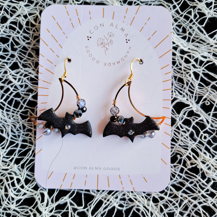 Bats Over the Moon Dangles