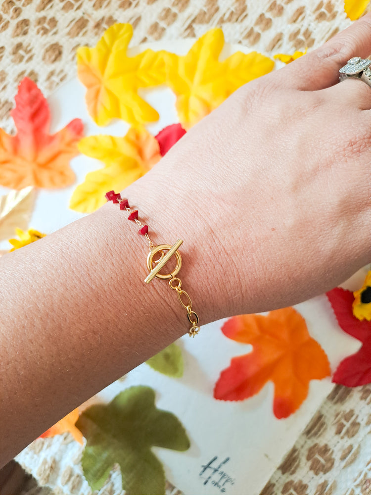 Beaded Half and Half Bracelet