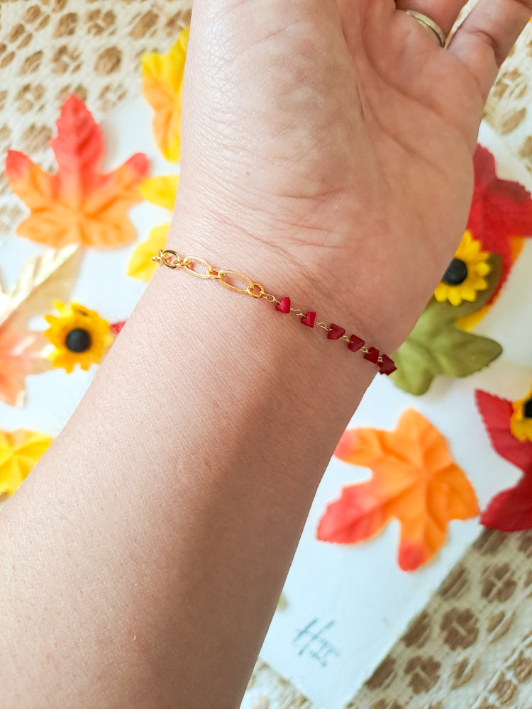 Beaded Half and Half Bracelet