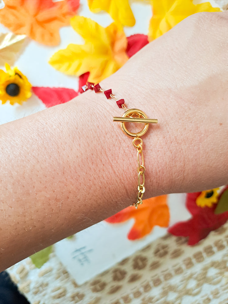 Beaded Half and Half Bracelet