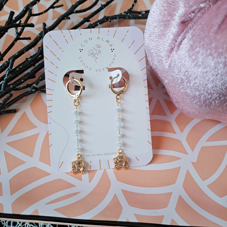 Spider Drop Earrings