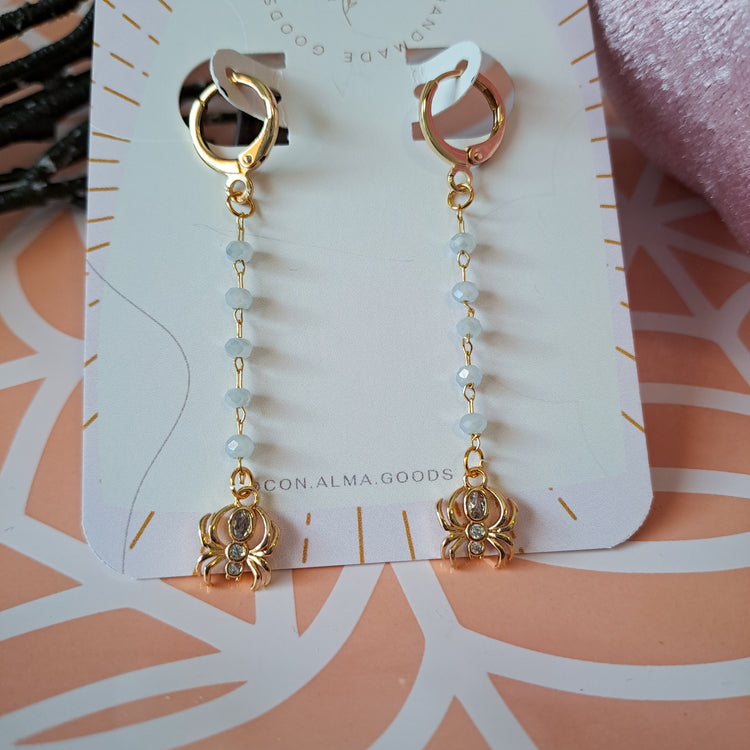 Spider Drop Earrings
