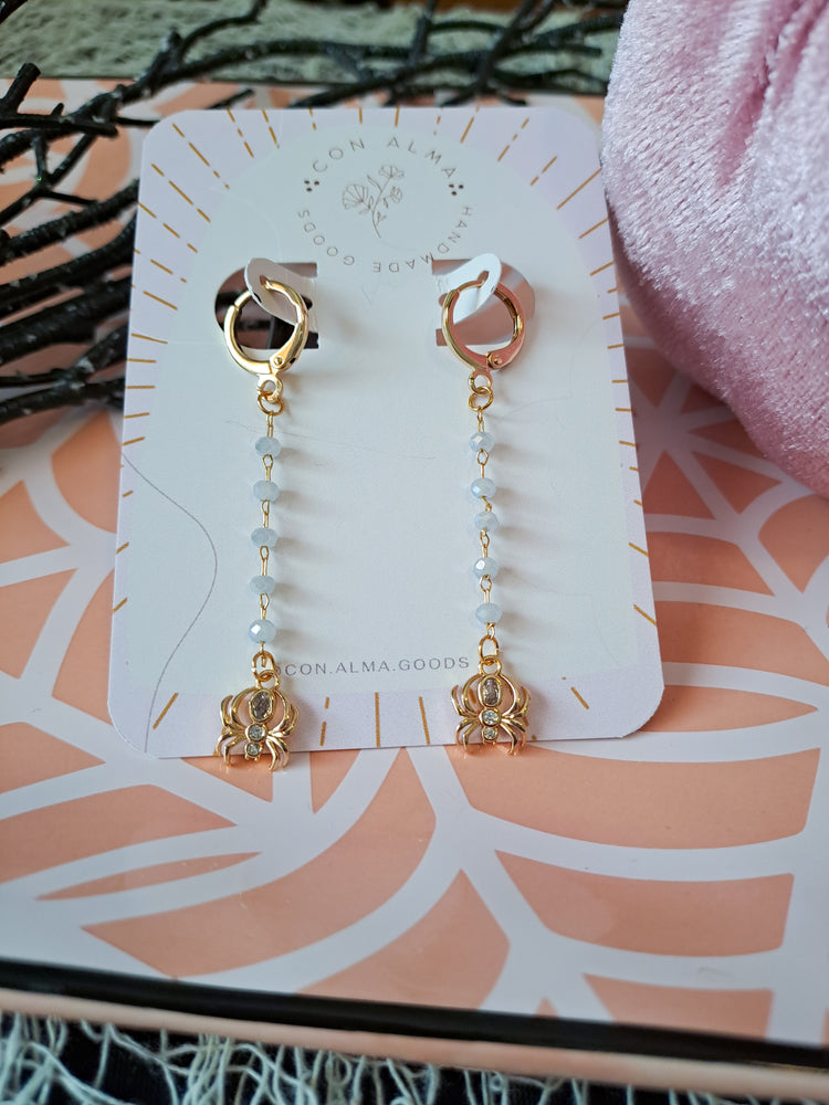 Spider Drop Earrings