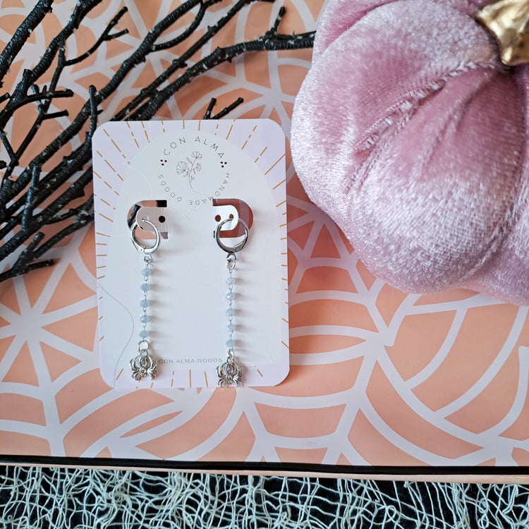Spider Drop Earrings
