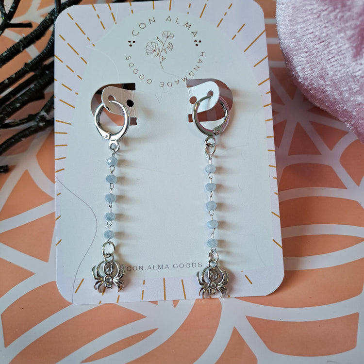 Spider Drop Earrings