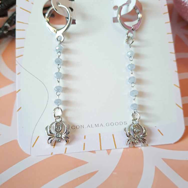 Spider Drop Earrings