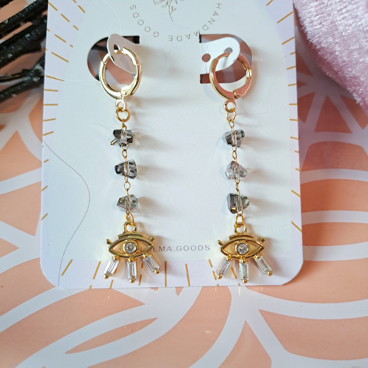 Evil Eye Drop Earrings