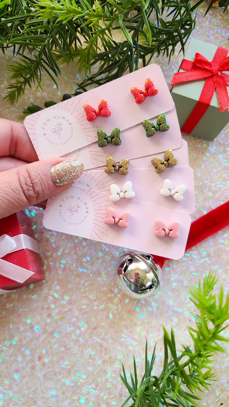 Minnie Bow Studs