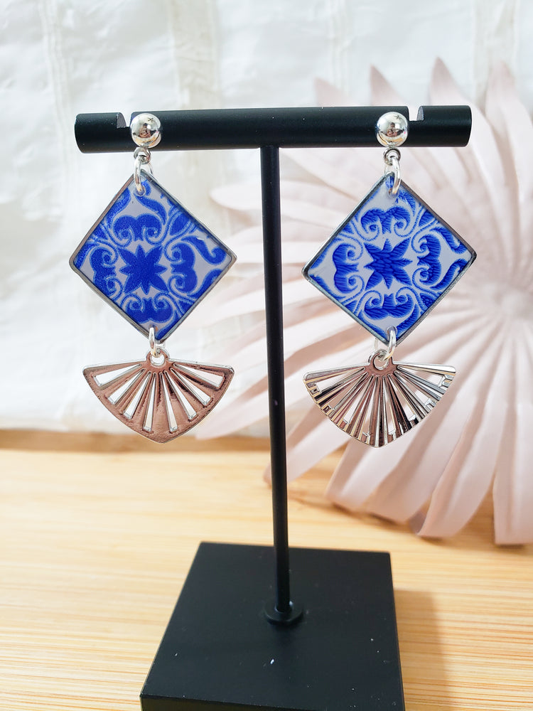 Spanish Tile Charm Dangles