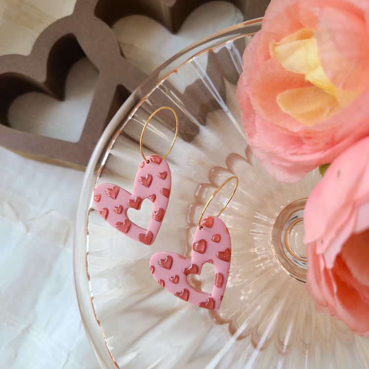 Funky Heart Hoops