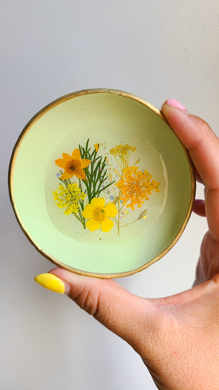 Dried Florals Trinket Dish