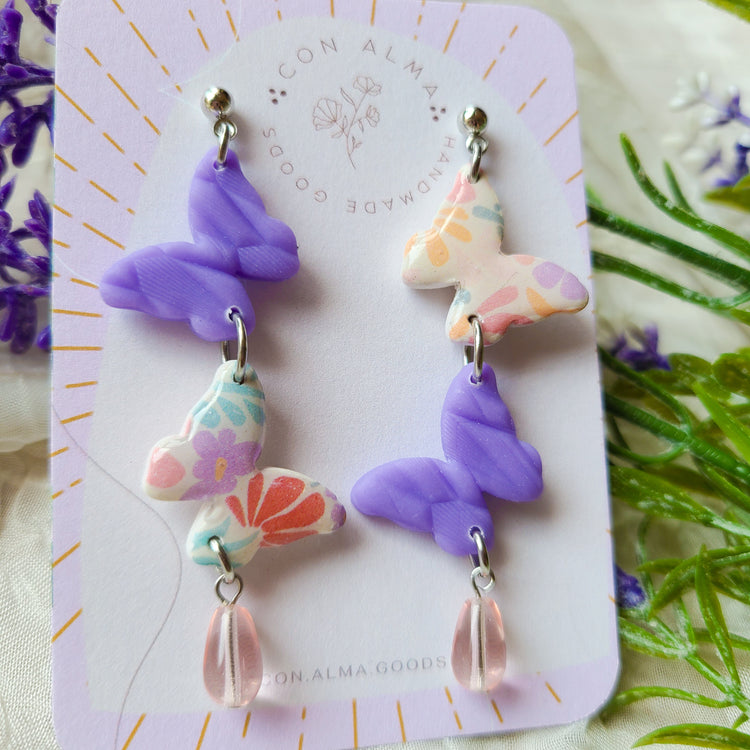 Double Butterfly Dangles