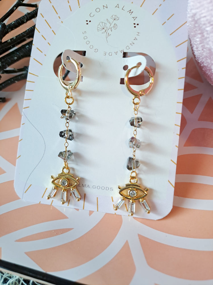 Evil Eye Drop Earrings