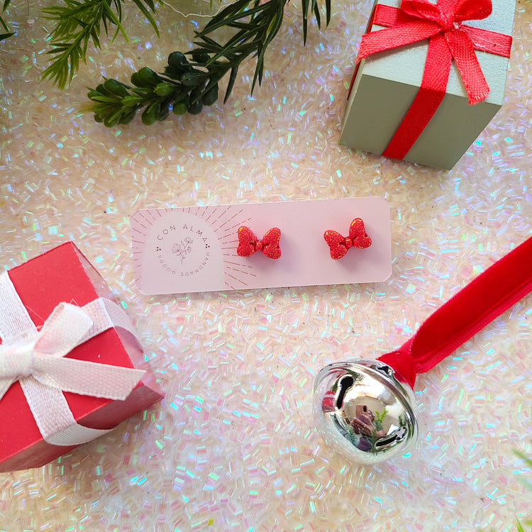 Minnie Bow Studs