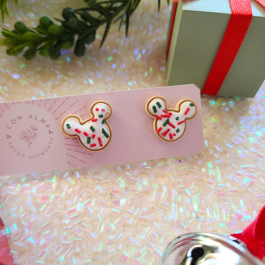 Sugar Cookie Mouse Studs